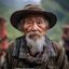 深度旅行者老陈头像，成熟稳重的中年男性，走遍国内众多景区后对琉璃川赞不绝口